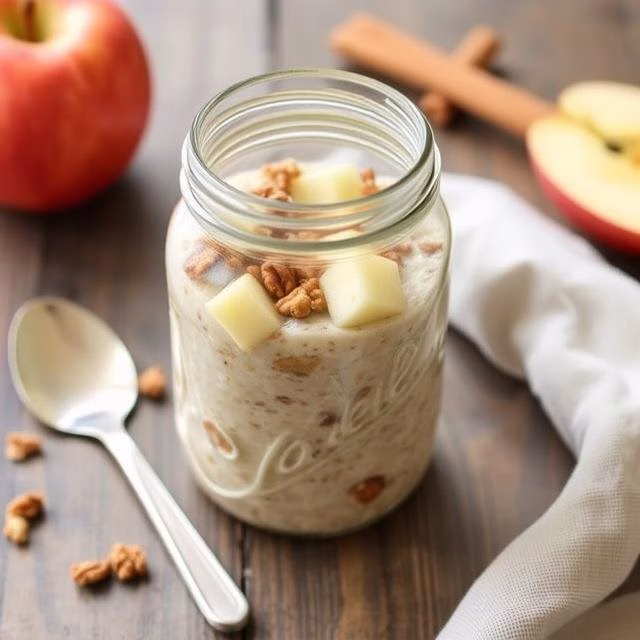 Apple Cinnamon Overnight Oats
