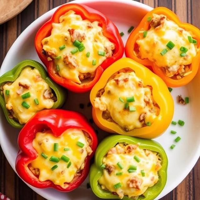 Stuffed Breakfast Peppers